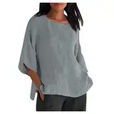 Angebote Bluse Damen Elegant Oberteile Lose Oversize Shirt Lässig Blumendruck Hemdbluse Lockere Bequem Hemd Leichter Große Größe Longbluse Slim Fit Einfarbig Tops Baumwolle Langarmshirt