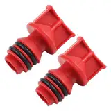 Luftkompressorölstopfen, Luftkompressorpumpenölfüllstopfen, Ölhüftelstecker, 2x Leichtes 17 -mm -Reparatur von männlichen Gewinde Reparatur Austausch für die Wartung des Fahrzeugfahrzeugs