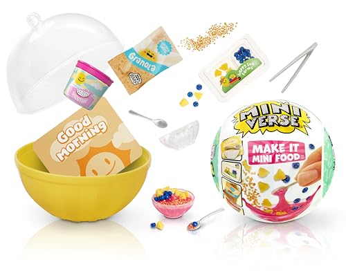 MGA's Miniverse Make It Mini Food - Café Serie 3 - Mini-Sammlerstücke in Geheimnisvoller Blindverpackung - Kunstharz-Bastelspiel, Lebensmittelnachbildung, NICHT ESSBAR - Für Sammler ab 8 Jahren