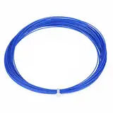 Keenso Badminton Saite, 10m Nylon Hohe Flexibilität Badminton Saite Badmintonschläger Ersatzsaite Badmintonschläger Reparaturs Saite(Blau)