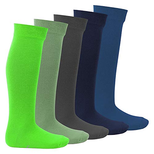 Footstar Kinder Kniestrümpfe (5 Paar) - Everyday! - Cool Colours 31-34