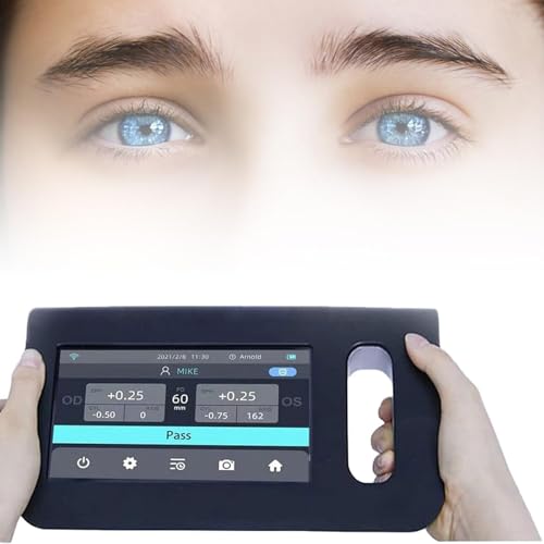 Augenuntersuchung Gerät, Ophthalmologisches Sehtestgerät, mit 7-Zoll-LCD-Touchscreen, 98 cm Messabstand, 0–180° Achsenwinkel, Datenspeicher, Mehrere Sprachen, für Glaukom und Syndromaugen