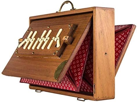 HomeAdri Shruti Box Musikinstrument M2 Low G Shruti Box mit Tragetasche