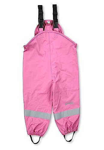 Sterntaler Mädchen Regenhose mit Hosenträgern, Alter: 9-12 Monate, Größe: 80, Pink