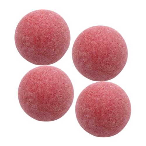Garneck 4 Stück 36 Mm Rote, Matte Kickerbälle, Kickertisch, Spielzubehör, Fußbälle, Ideal Für Zuhause, Schule Und Unterhaltungsstätten