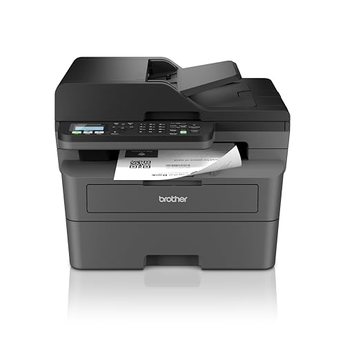 Brother MFC-L2835DW | 4-in-1-Multifunktionsdrucker (Drucken/Scan/Kopieren/Faxen) Laserdrucker Monochrom – WLAN & Ethernet – Dokumentenzuführung (ADF) für 50 Blatt – Druckgeschwindigkeit von 32 Seiten