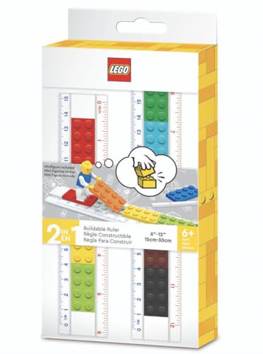 Lego Stationery Baubares Lineal mit Minifigur