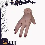 Wednesday Händchen, Eiskaltes Händchen Realistic Wednesday Family Hand Realistic Scarred Latex Palm Gothic Addams Family Thing Figur Handmodell Halloween Latex Händchen Für Halloween Party Deko