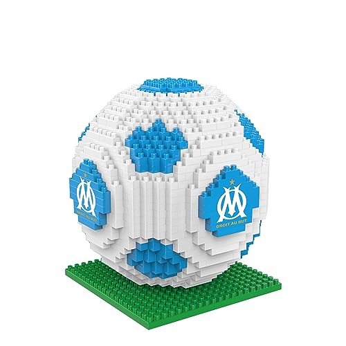 FOCO Offizielles Lizenzprodukt Olympique de Marseille BRXLZ-Steine 3D-Fußball BAU-Set 12+ yo