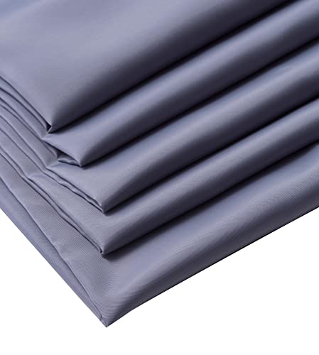 IPEA Futterstoff Stoff Grau - 200 cm x 150 cm - Made in Italy - Meterware zum Nähen, Kleidung, Futter, Jacken, Hosen, Röcke, Möbel, Kissen - Polyester Stoff zum Futter