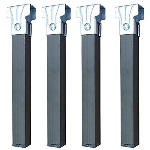 Imex El Zorro 4er Set Federfüße ohne Räder, Metall, Neutral, 275x30x30 mm