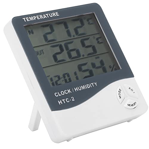 Aramox Temperatur-Feuchtigkeitsmessgerät, Thermometer-Hygrometer, Innen- und Außentemperatur-Feuchtigkeitsmessgerät, Messwerkzeuge