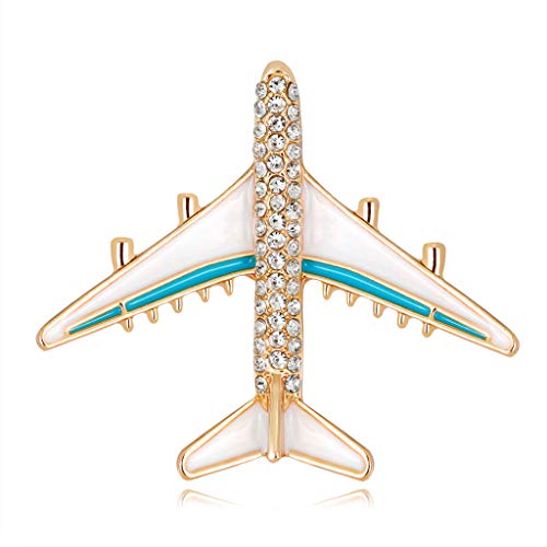 Lijun Flugzeug Brosche Flugzeug Emaille Charms Schmuck Party Abzeichen Bankett Schal Stifte Geschenke