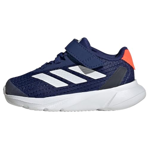 adidas Unisex Baby Duramo SL Shoes Kids Sneaker, Victory Blue/FTWR White/solar red, 25 1/2 EU