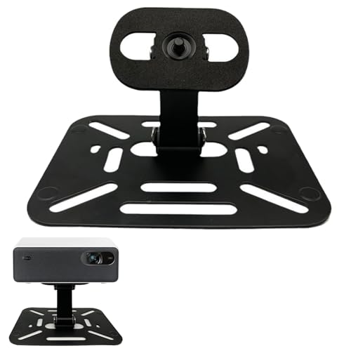fufupaw Beamer Ständer, Verstellbarer Projector Stand, 360° Drehbar, Multifunktionaler Beamer Halterung,für Projektor Wall Ceiling Mount, Universelle Halterung für Heimkino, Büro und Schule(Schwarz)