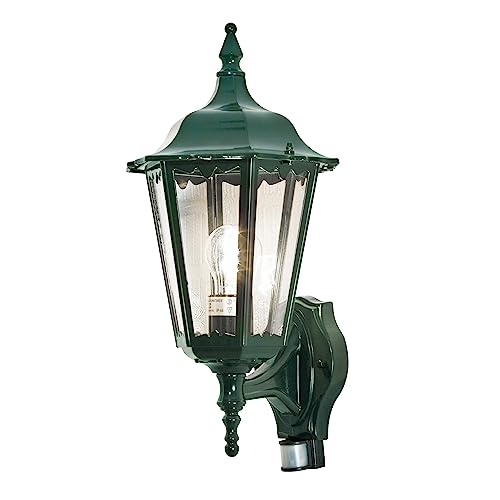 Konstsmide Wandleuchte Firenze | grün | Bewegungsmelder | outdoor | 7236-600, 22 x 29 x 48 cm