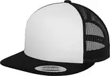 Flexfit Unisex Mütze Classic Trucker M tzen, blk/wht/blk, Einheitsgröße EU