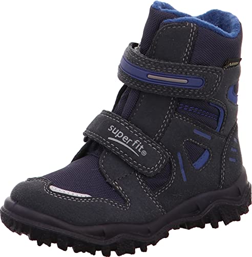 Superfit Jungen HUSKY warm gefütterte Gore-Tex Schneestiefel, Blau (Blau (Blau 83)), 40 EU