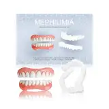 MEPHILIMIA Zahnreparatur Zahnkleber für Zähne Provisorischer Zahnersatz Falsche Zähne Veneers Zähne Kosmetische Zahnabdeckung Gefälschte Zähne Provisorische Zahnprothese Künstliche Zähne Geschenk Set