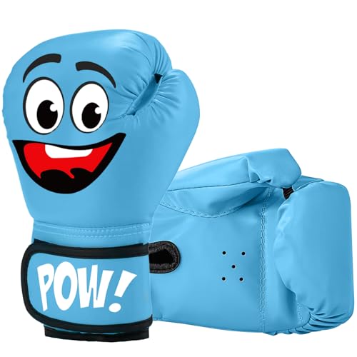 JUOIFIP Boxhandschuhe Kinder, 4oz Kinder Boxhandschuhe zum Boxsack Sparring Training, MMA, Muay Thai, Kickboxen & Kampfsport Junior