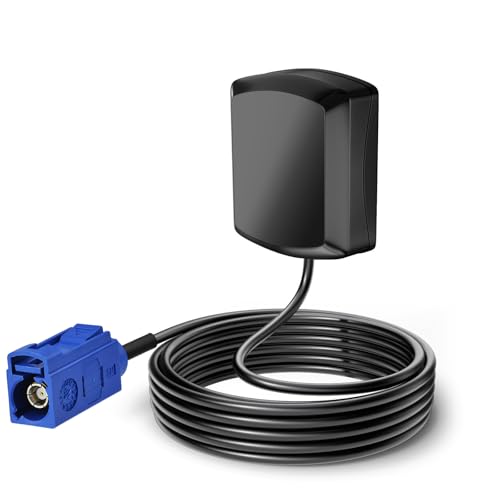 Eightwood GPS Antenne Fakra C mit 3 Meter Fakra Verlängerung Kompatibel mit Auto DVR GPS Modul Tracking Antenne GPS Navigation System GPS Receivers MEHRWEG