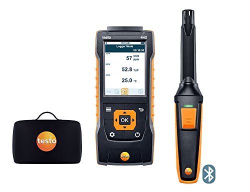 Testo AG 0563 4405 440 CO₂-Set mit Bluetooth, Schwarz