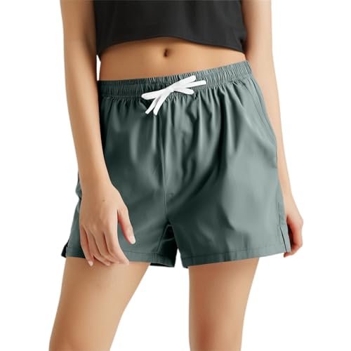 Cargo Shorts Jungen den Sommer, leichte, sportliche Workout-Shorts für Paare Response(Armeegrün,XS)
