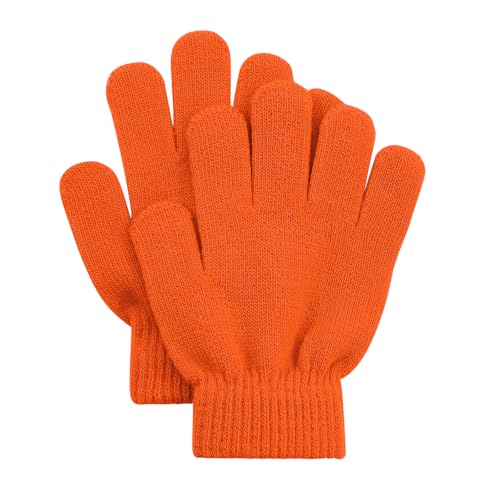 PONCEAU Winter Handschuhe Kinder Magische Handschuhe Gestrickte Handschuhe Fäustlinge kinder Warme Handschuhe 4-11 Jahre