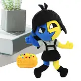 ENA Dream BBQ Plush, ENA Dream BBQ spricht Plüschspielzeug, sammelbare gefüllte Figur, weiche und kuschelige Spielpuppe für Geburtstagszimmer-Jugendkollektoren zum Thema Gamer-Themen