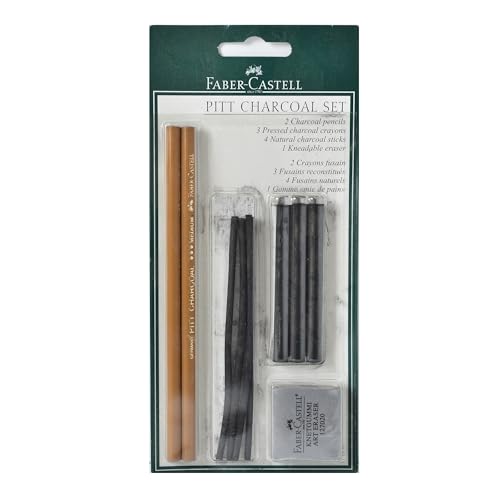 Faber-Castell 112996 - 10-teiliges PITT Charcoal Set