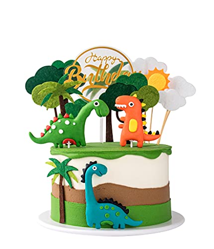 Dinosaurier Geburtstag Kuchen Dinosaurier Kuchenaufsatz Tortendeko Kuchen Topper für Kinder Junge