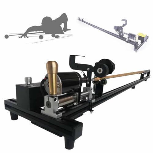 WENNEWU Billard Spitzen-Reparateur, Queue-Spitzen-Klemmen-Reparaturwerkzeug, FüR Die Reparatur Der Billard-Queue-Spitzenklemme. SchläGergläTtung Und Lederersatz,Schwarz