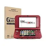 2 IN 1 Schutzfolie für Nintendo 3DS XL Akwox 9H Härtegrad Panzerfolie Displayschutz Glasfolie Stoßfest Kratzfest HD