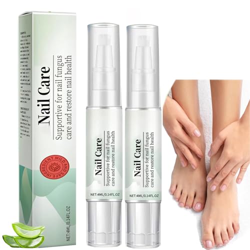 Nail Care Pen - Das Original, Pilzstift Nagelpilz Stift Österreich, Für Gepflegte Fingernägel & Fußnägel, Nagelwachstum FöRdern Mit Teebaumöl, Vitamin E & Aloe Vera (2 Stück)