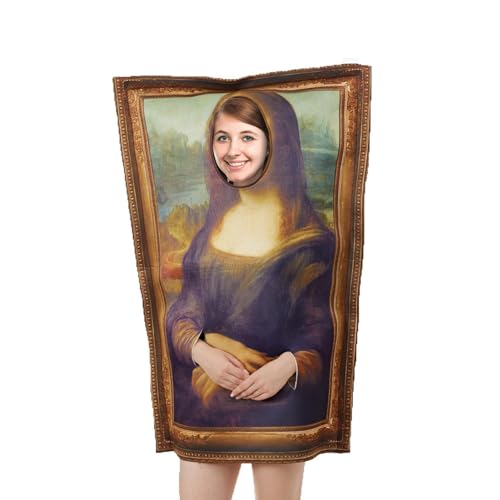 Mona Lisa Kostüm, Lustiges Van Gogh Kostüm | Kostüm Berühmter Gemälde, Lustige Halloween Kostüme, Tragbare Kostüme Cerative Dress Up Für Teenager, Bühnenshow, Frauen