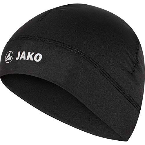 JAKO Unisex Run Funktionsm tze, Schwarz, Einheitsgröße