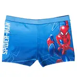 Marvel Spiderman Badehose für Jungen Schwimmhose Badekleidung Hose Kinder Blau (as3, Numeric, Numeric_110, Numeric_116, Regular)