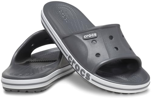 Crocs Unisex Bayaband Slide Schiebe-Sandalen, schiefergrau, 38/39 EU