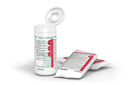 Meliseptol HBV Tücher in Spenderbox, 100 St. + 2 x Meliseptol HBV Tücher Nachfüllpackung, 100 St.,300St