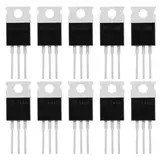 YINETTECH 10 STÜCKE IRLZ44N Logic Level MOSFET Transistoren 47A 55V N-Kanal MOSFET Transistoren 29x10x4,5mm Verwendet Werden Elektronische Schalter Steuerbare Gleichrichter