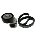 SKF VKMA 31098 Keilrippenriemensatz, Schwarz