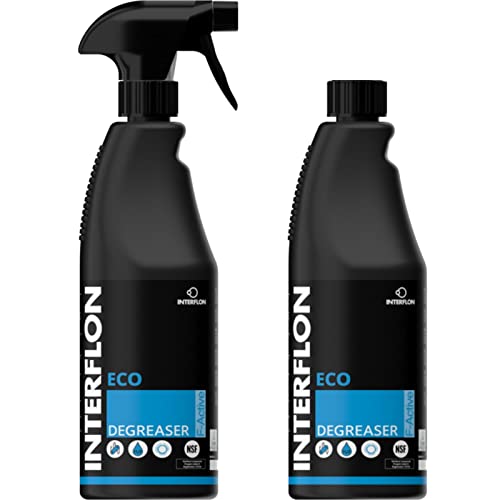 INTERFLON Eco Degreaser 2x 750 ml Sprühflasche - Benutzer- und umweltfreundliches Entfettungsmittel (Entfetter) - Graffiti - Reiniger