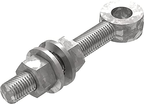 Fenau - Torband M12 / Halterung verstellbar mit Langlochlasche - Stahl S235JR, roh - Tragkraft pro Paar: 50 kg