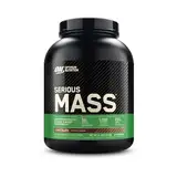 Optimum Nutrition Serious Mass hochkalorisches Proteinpulver für Masseaufbau mit 25 Vitaminen und Mineralien, Kreatinmonohydrat und Glutamin, Schokoladengeschmack, 8 Portionen, 2,73 kg