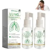 Quartel Lungenspray 2 Stück Lungenreinigungsspray Lung Cleansing Spray Eignet Sich zur Entfernung von, Reinigung Und Atmung (30 Ml)