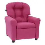 THE CREW FURNITURE Traditionelle Kinderliege, Kleinkinder im Alter von 1–5 Jahren, Heimdekoration, Polyester-Leinen, Magenta