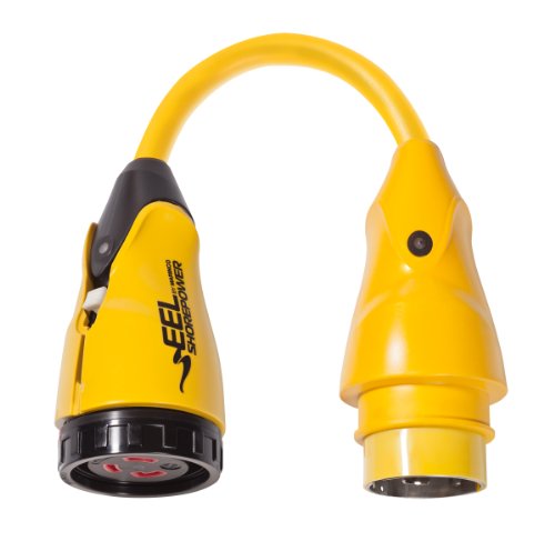 Marinco Stecker Aal Pigtail Adapter, Locking, Locking w/Sealing Collar, 125V