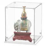 Acryl Vitrine Schaukasten 10 20 35 45 60 75 80 cm Kunststoff-Würfel-Displaybox/ Vitrina de Acrílico, Schaukasten für Kunstgeschäfte, transparenter Organizer-Behälter, einfache Montage(45x45x50cm)