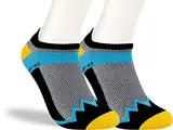RS. Harmony | Damen & Herren Klettersocken Rotpunkt, guter Sitz und keine nassen Füße im Kletterschuh, Hygiene in der Kletterhalle | 1 Paar | schwarz/gelb/blau | 39-42