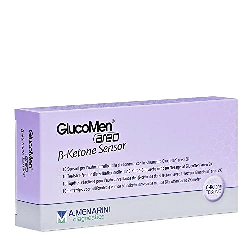 Menarini Sensoren zur Selbstkontrolle der Khetonämie mit dem Glucomen Areo2 Instrument - 21 g